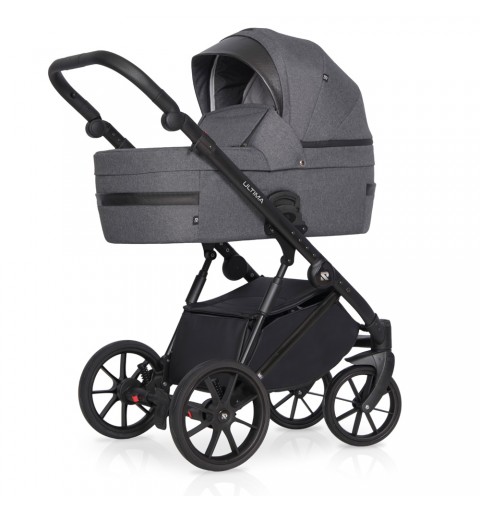 Riko Ultima Ultralekki - wózek wielofunkcyjny, zestaw 2w1 z opcją 3w1 i 4w1 | Anthracite